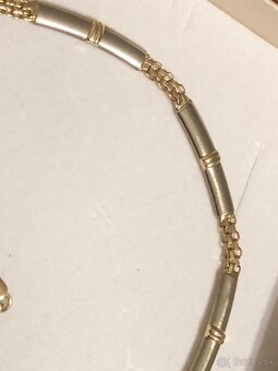 dámska zlatá retiazka - náhrdelník 14 kt zlato - 5