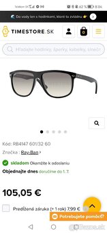 Slnecne okuliare Ray Ben Boyfriend - 5