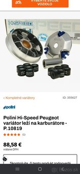 Variátor Polini High Speed - 5