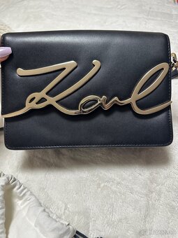 Kožená crossbody zn. KARL LAGERFELD originál - 5