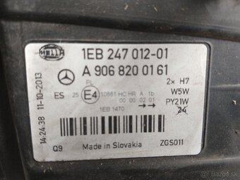 Mercedes benz Sprinter W906 - slušné přední lampy - 5