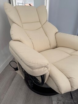 HOMCOM Relaxačné elektrické kreslo s podnožkou a diaľ.ovlada - 5