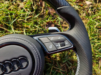 VYHRIEVANY VOLANT AUDI / KARBÓN ŠPORTOVÝ / ZKOSENY - 5