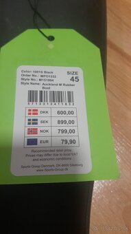 Gumené čižmy Mols č.45 - 5