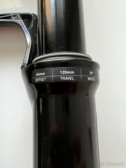 Predám vidlicu RockShox SID Select 3P Air 120mm - 5