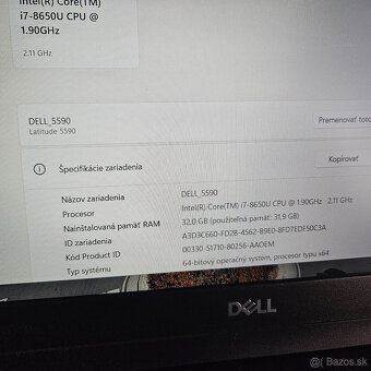 Kvalitný notebook DELL Latitude 5590 - 5