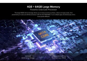 Úplne nový, nepoužívaný DualSIM 4G LTE smartfón UMIDIGI A7 - 5