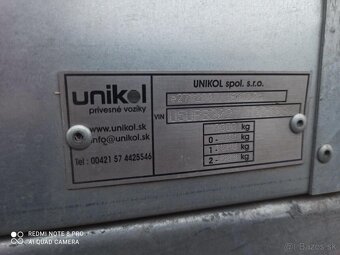 Predám privesný dvojnápravový vozík - 5