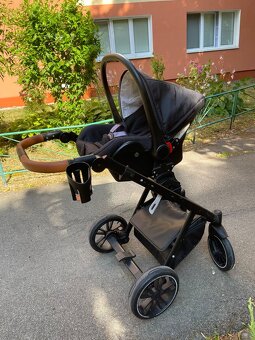 Kombinovany kočík PETITE&MARS Rover II 3v1 – Grey - 5