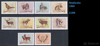 Kompletné série - nepečiatkované (Fauna) - 5