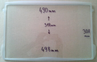 Sklenené police do chladničiek Indesit a Whirlpool - 5