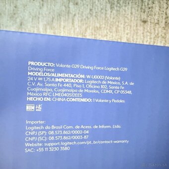 Nový volant - s pedály Logitech G29 Driving Force - 5