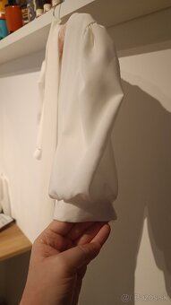 Biele svadobné šaty veľkosť 48 - 5