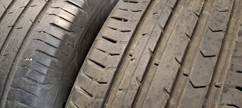 Predám 4ks jazdené letné 205/55r16-91V Continental 2+2modely - 5