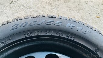 5x112 disky, zimné pneumatiky Pirelli 205/55 R16 - 5