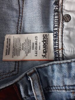 Dámske riflové kraťasy SuperDry - 5