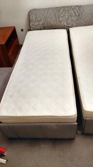 Manželská posteľ 160 x 200 s matracmi a uložným priestorom - 5