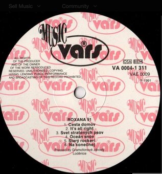 Roxana '91 vinyl ULTRA rarita - 5