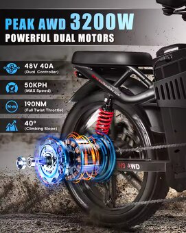 Wallke H9 AWD - 3200W dual motor - 5