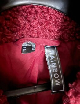 Damsky bordovy kabat - 5