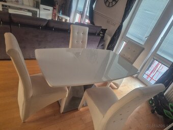 Jedálenský stôl stoličky  krasny - 5