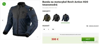 Bunda na motocykel Revit Action H2O - 5