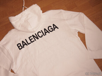 Balenciaga pánska mikina biela - 5