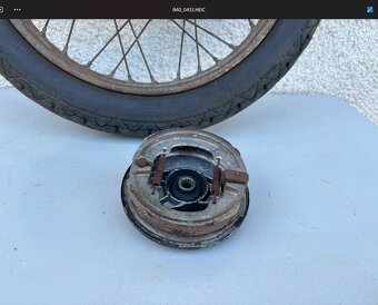 Predám zadné koleso na Jawa Pionier 50/05,20,21 - 5