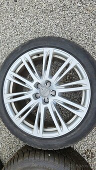 AUDI A8 hliníkové disky R20 + zimné pneu - 5