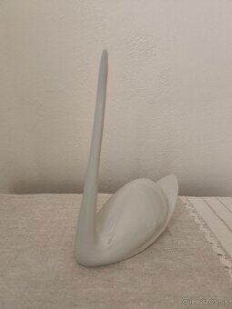 Royal dux labuť Brusel porcelánová soška - 5