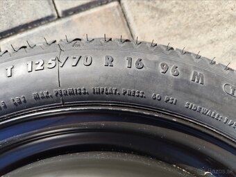 5x100 r16 dojazdove koleso Škoda, Volkswagen, Seat - 5