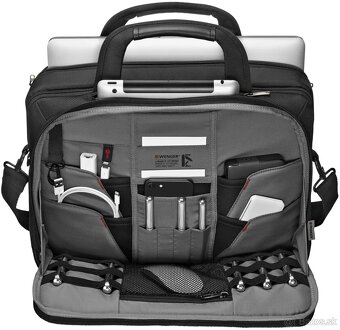 Taška na notebook WENGER BC PRO 16", čierna - NOVÁ - 5