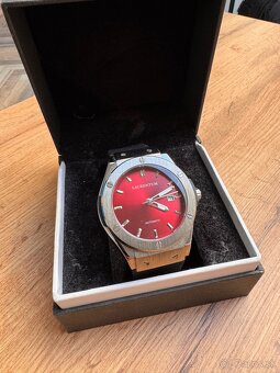 Hodinky Laurentum Steel & Red - 5