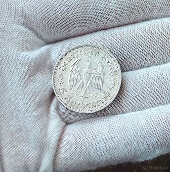 5 Reichsmark 1934, Friedrich Schiller - 5