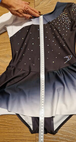 Kraso šaty dievčenské, čierno-biele - 5