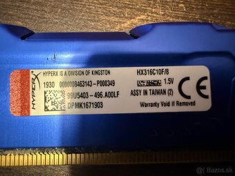 Predám RAM 8GB DDR3 pre PC - 5