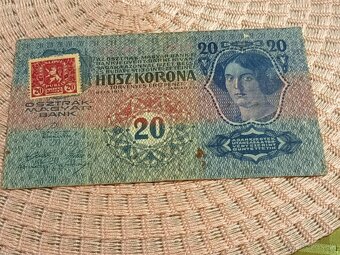 Bankovka R-U Husz korona - 5