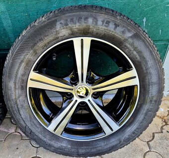 5x112 R15 Elektrony + Pneumatiky 195/65 R15 - 5