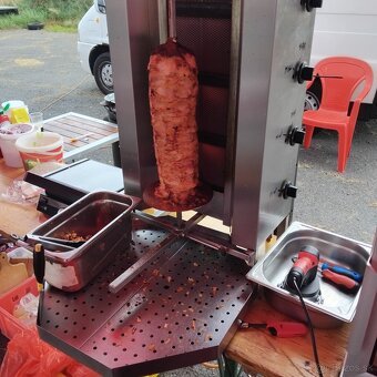 Plynový gyros / kebab gril POTIS GD4 - 5