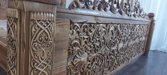 Drevená posteľ 180×200cmvrátane ortopedických roštov - 5