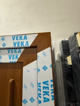 Plastové vchodové dvere,zlatý dub/biela,špičková kvalita - 5