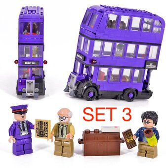 Harry Potter stavebnice 4 + figúrky - typ lego - nové - 5