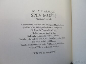 Larková - Spev mušlí (1+2.časť, 2018) - ako nové - 5