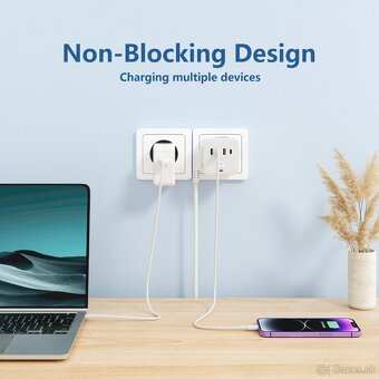 rozbočovač KOCKA 7-v-1 USB a C nabíjacia stanica - 5