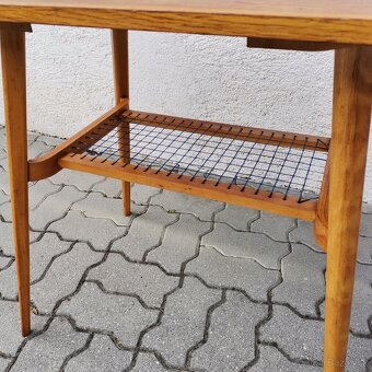 Retro konferencny stolik stol Drevopodnik Holesov - 5