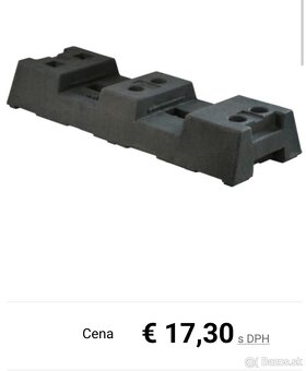 Predám plastové (16kg) podstavce na mobilný plot - 5