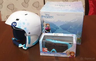 Predám detskú lyžiarsku prilbu s okuliarmi zn. ROSSIGNOL ; X - 5