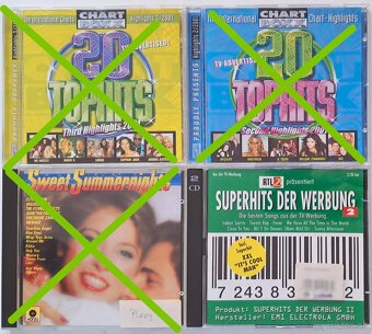 ROZNE CD VÝBERY - kus 1,00€ č.2 - 5