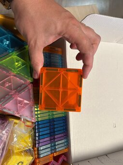 Magneticka stavebnica - Magnetic tiles - 121ks - 5