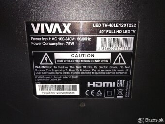 40" LED televizor Vivax 40LE120T2S2, ČIARA NA OBRAZOVKE - 5